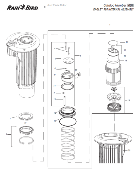 Kit irrigazione Rain Bird a 6 zone con programmatore da esterno