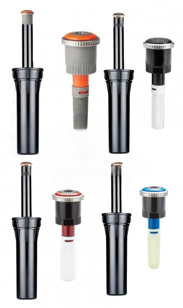 Hunter Set Pro Spray 04 + MP Düse, MP Rotator Sprinkler Set Hunter PROS-04 + MP800, Mp1000, MP2000, MP3000, MP3500, mP Eckdüse, Versenkdüse Gehäuse