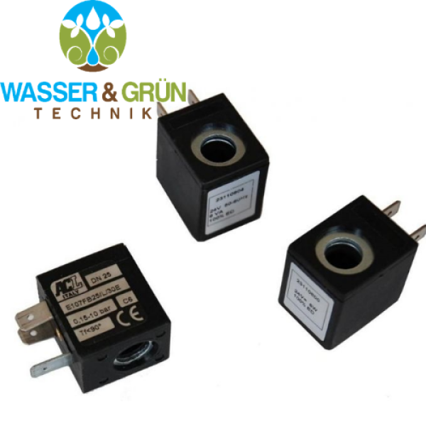 Messing-Magnetventile 0,5 - 10 bar + Magnetspulen