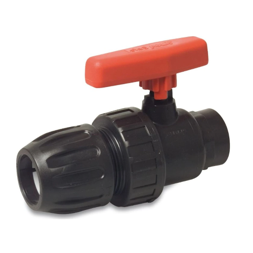 Instalguru PE-Rohr Absperrhahn Kugelhahn PN16 32x1 IG Wassersysteme Garden Bewässerung Pe-Absperrventil Wasserregelventil Bewässerungsrohr-Kupplung PE- Schläuchen