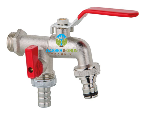 Kugelauslaufhahn 1/2 Zoll Für Regentonne - Messing Wasserhahn Frostsicher