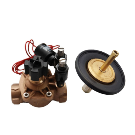 Perrot Rotguss-Magnetventile mit Durchfluss- und Ausgangsdruckregulierung + Ersatzmembranen