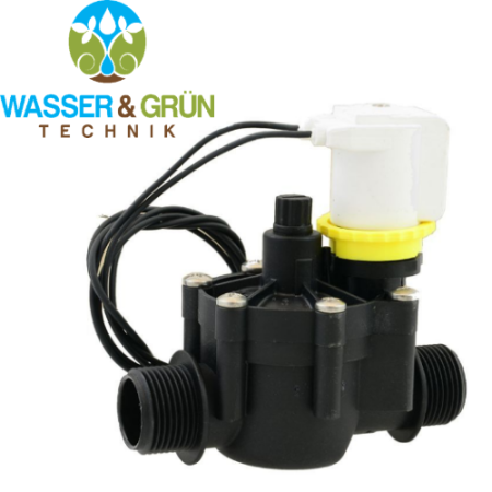 Kunststoffmagnetventile Serie Standard und Profi mit Durchflussregulierung + Ersatzspulen