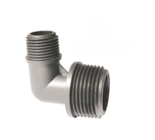 PP Reduzier Winkel AG x AG (PP reduzier Winkel, AG x AG: PP reduzier Winkel, 1" x 3/4", AG x AG) 2.04-PF57