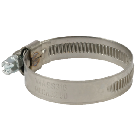 Schneckenschellen - Edelstahl (Schneckenschellen - Edelstahl - Bandbreite 9 mm: Schneckenschelle - Edelstahl - Bandbreite: 9 mm, Bandlänge: 16 - 27 mm) 5.19